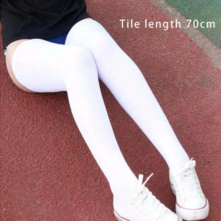 Japanese Student Cheerleading Velvet Gym Socks – 70cm Long Cosplay Stockings