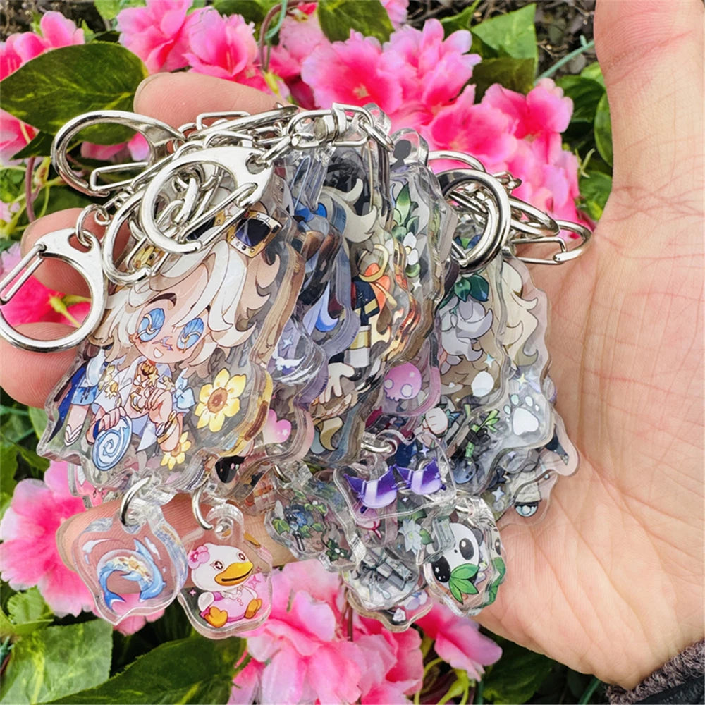Identity V Cheerleader Cosplay Keychain – Andrew, Evelyn, Vera Acrylic Keyring Gift