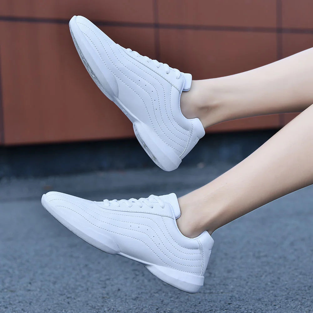 ARKKG Girls Cheerleading & Dance Shoes – Kids Aerobics Practice & Women’s Jazz Sneakers
