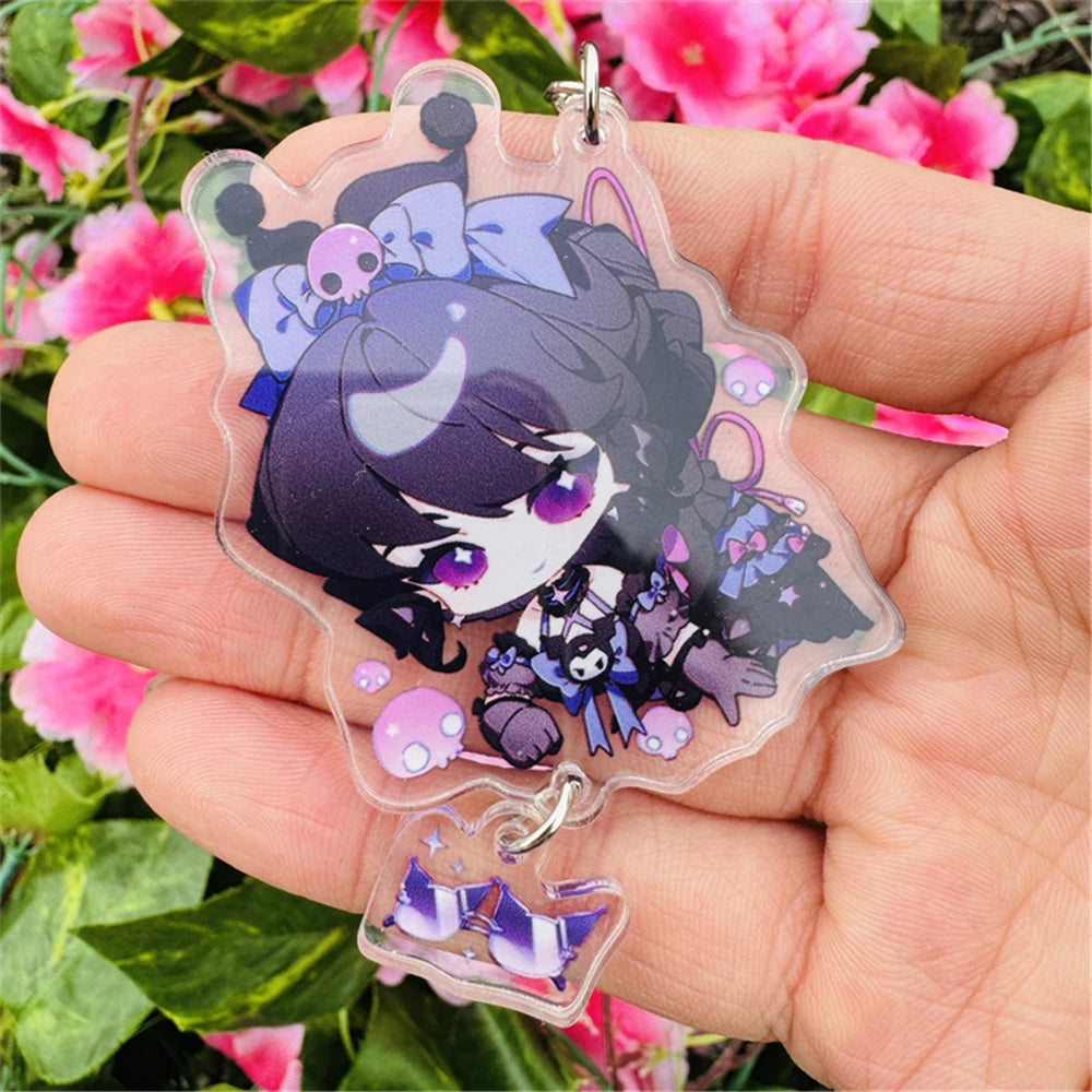 Identity V Cheerleader Cosplay Keychain – Andrew, Evelyn, Vera Acrylic Keyring Gift
