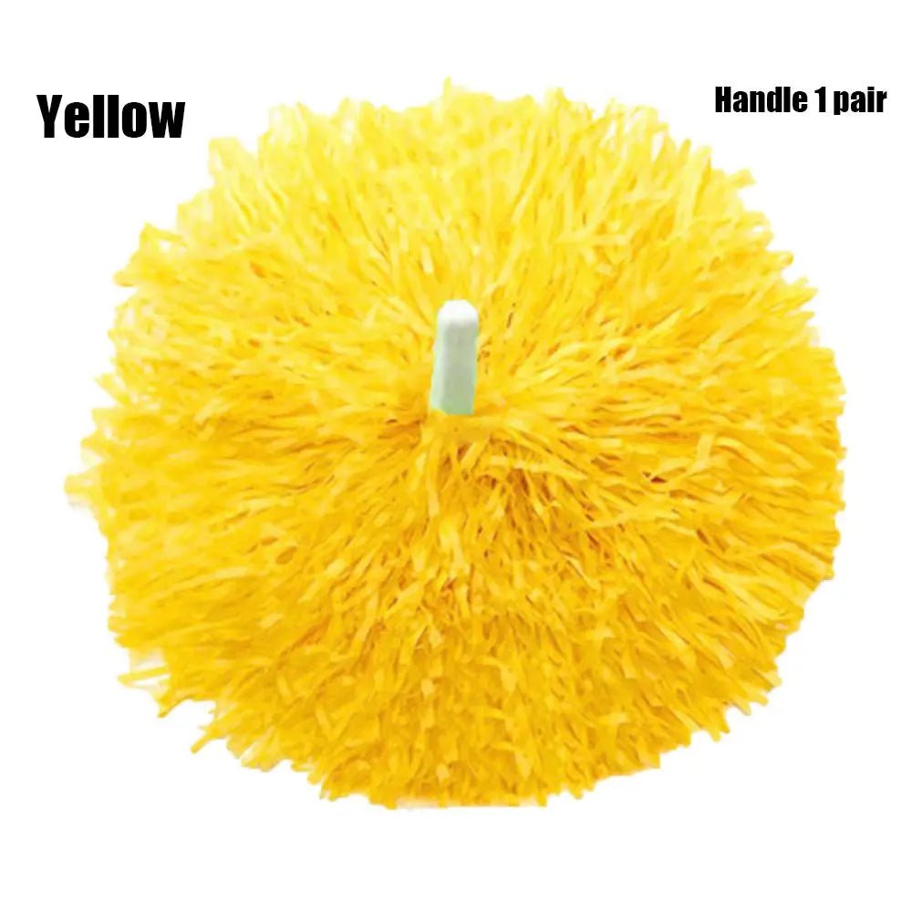 1 Pair Competition Flower Handle Cheerleading Pompoms – Dance & Sport Supplies