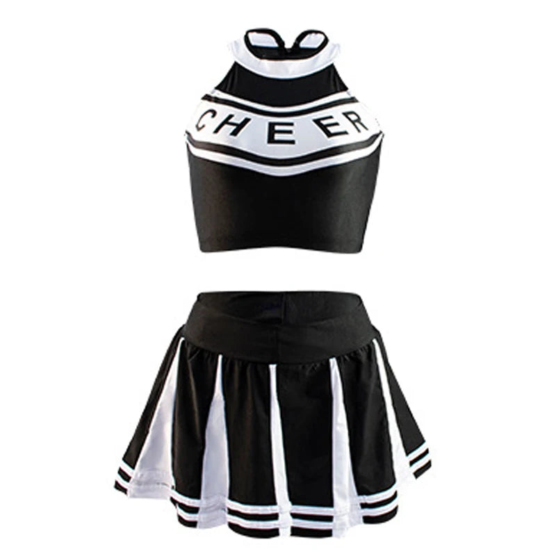 Classic High School Cheerleader Costume – Athletic Cosplay & Party Dress