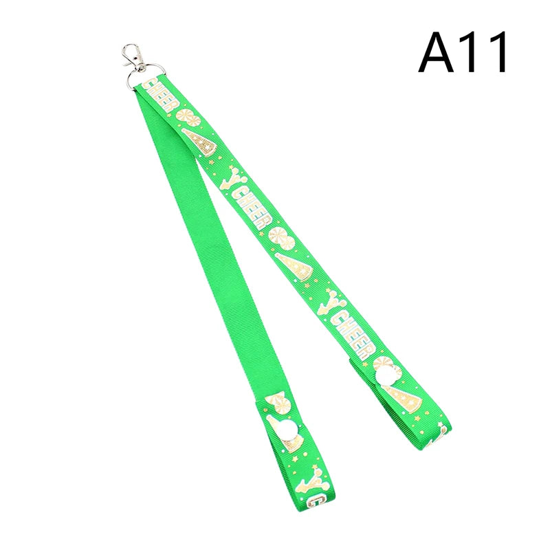 1Pc Glitter Cheerleader Ribbon Keychain – Bag Pendant & Gift Accessory