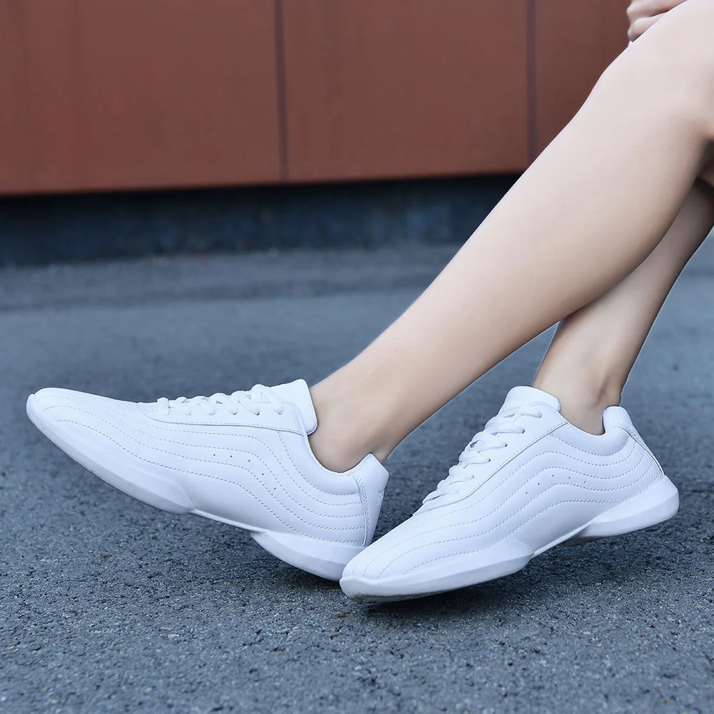 ARKKG Girls Cheerleading & Dance Shoes – Kids Aerobics Practice & Women’s Jazz Sneakers