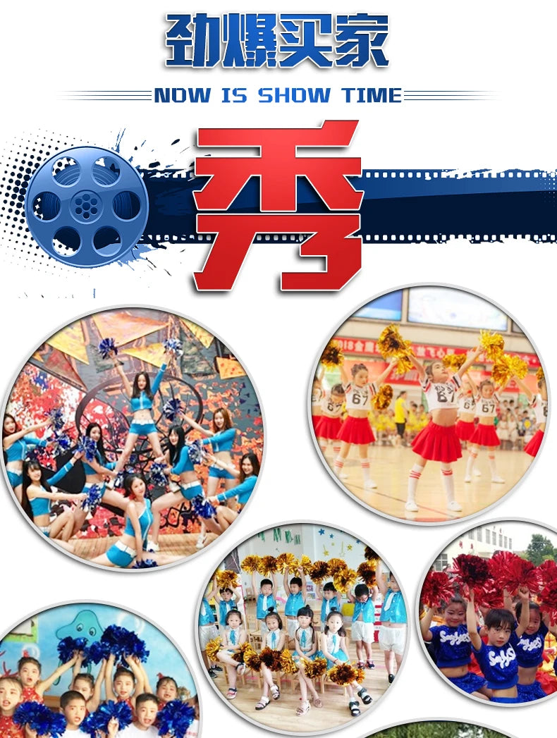 Colorful Kids’ Cheer Finger Pom Poms – Dance & Cheer Accessories