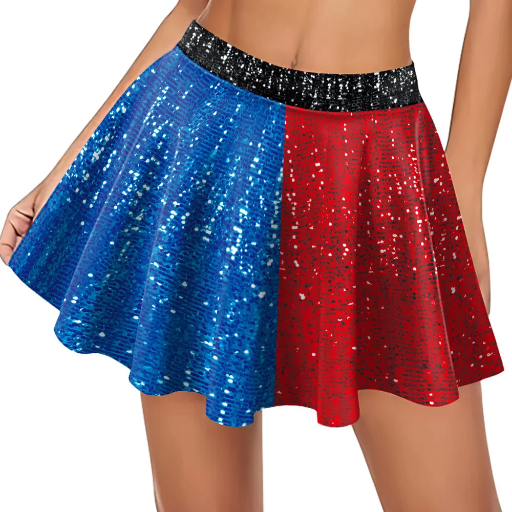 Classic High School Cheerleader Costume – Athletic Cosplay & Party Dress