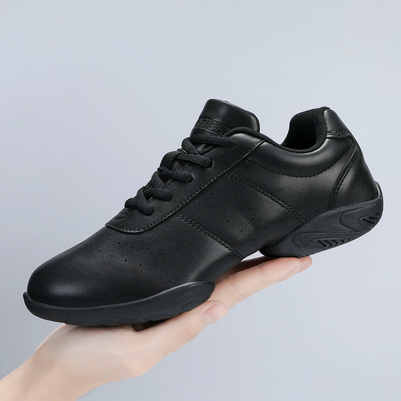 BAXINIER Youth Girls White Cheerleading Athletic Training Sneakers – Lightweight & Competition Ready