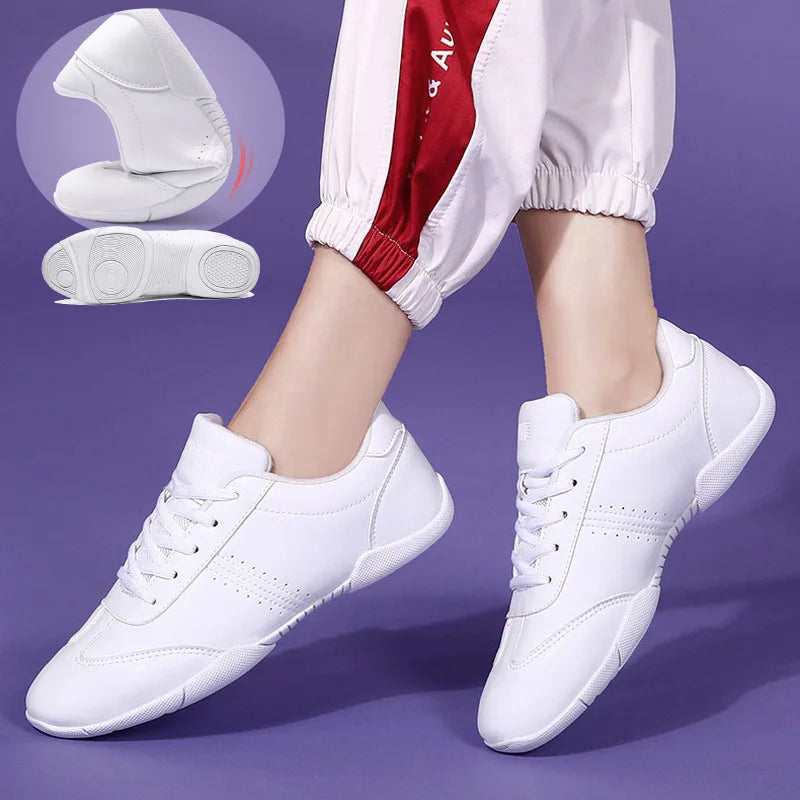 Aerobics Competition Shoes – Soft Sole for Kids, Men & Women Cheerleading & Fitness