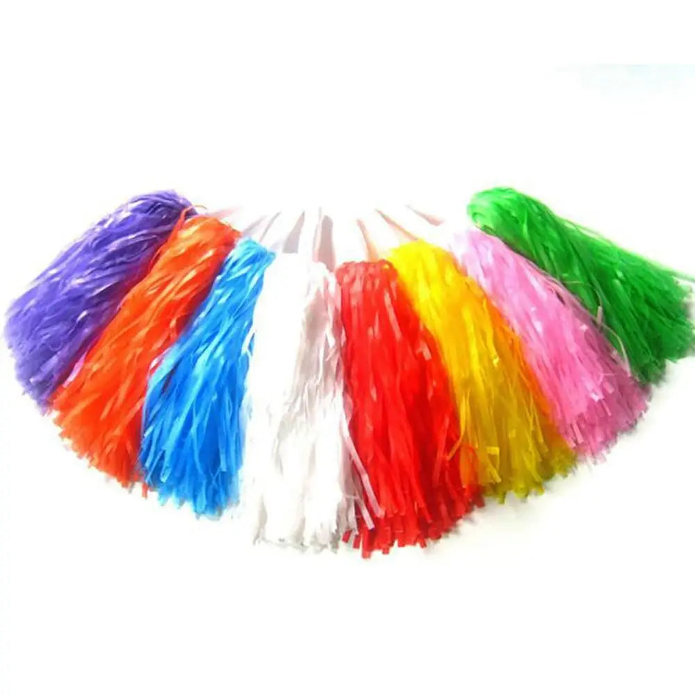 1 Pair Competition Flower Handle Cheerleading Pompoms – Dance & Sport Supplies