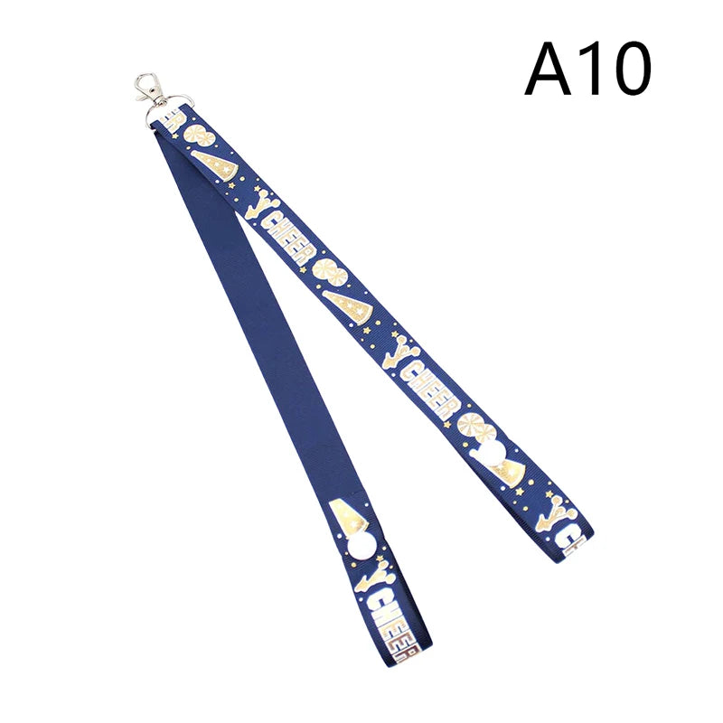 1Pc Glitter Cheerleader Ribbon Keychain – Bag Pendant & Gift Accessory