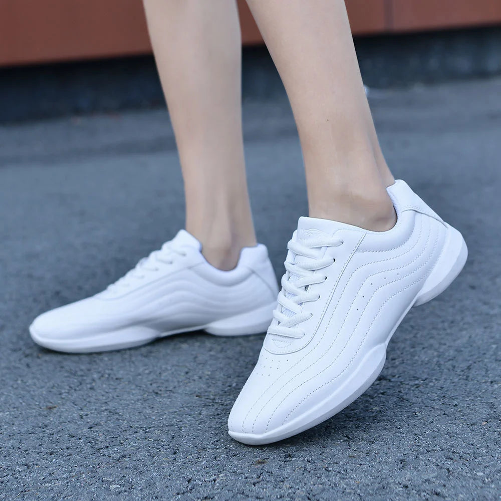 ARKKG Girls Cheerleading & Dance Shoes – Kids Aerobics Practice & Women’s Jazz Sneakers