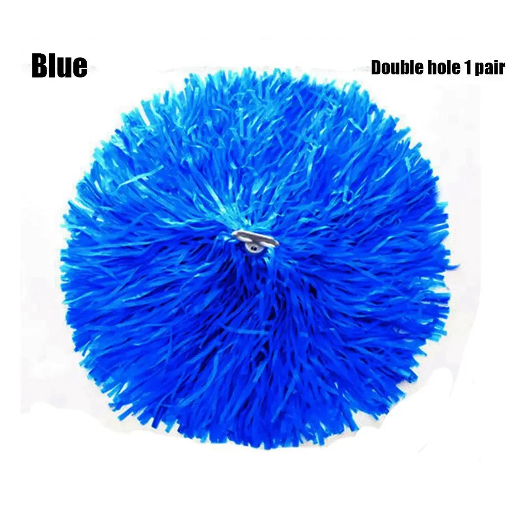 1 Pair Cheering Flower Pompoms – Practical Dance & Sports Match Supplies