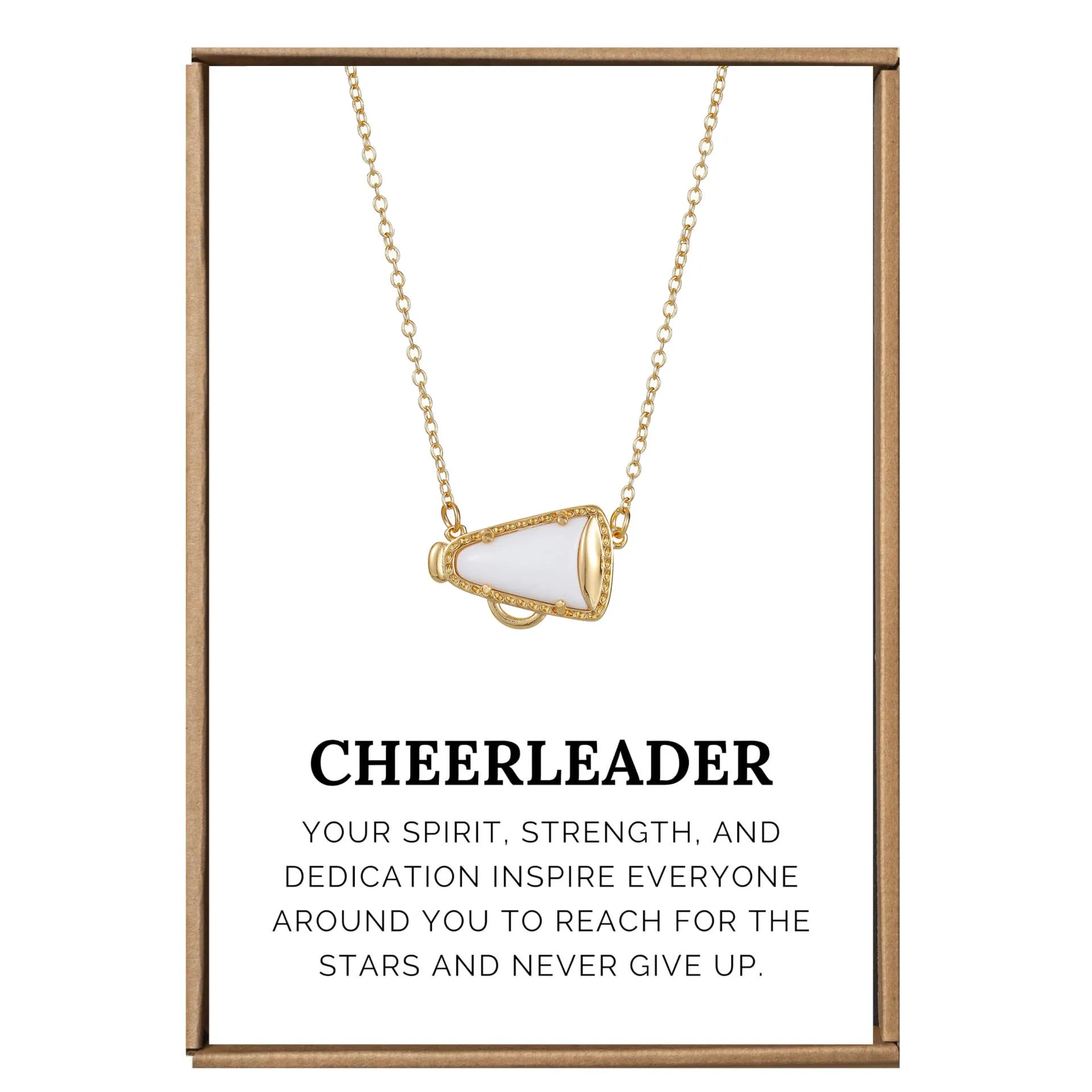 Cheerleading Necklace – Gift for Cheer Coach, Mom & Cheerleaders