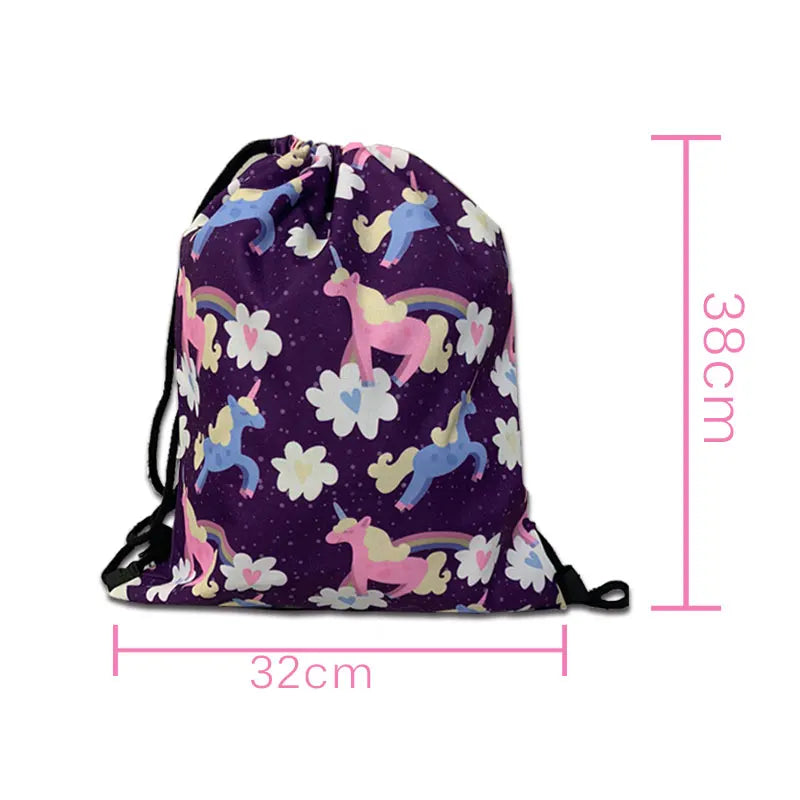 Cheerleader Drawstring Backpack – Travel & Party Bag for Teen Girls & Women