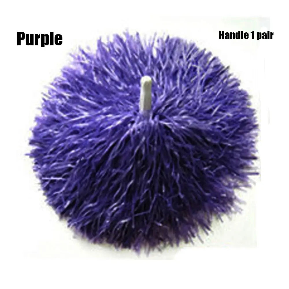 1 Pair Competition Flower Handle Cheerleading Pompoms – Dance & Sport Supplies