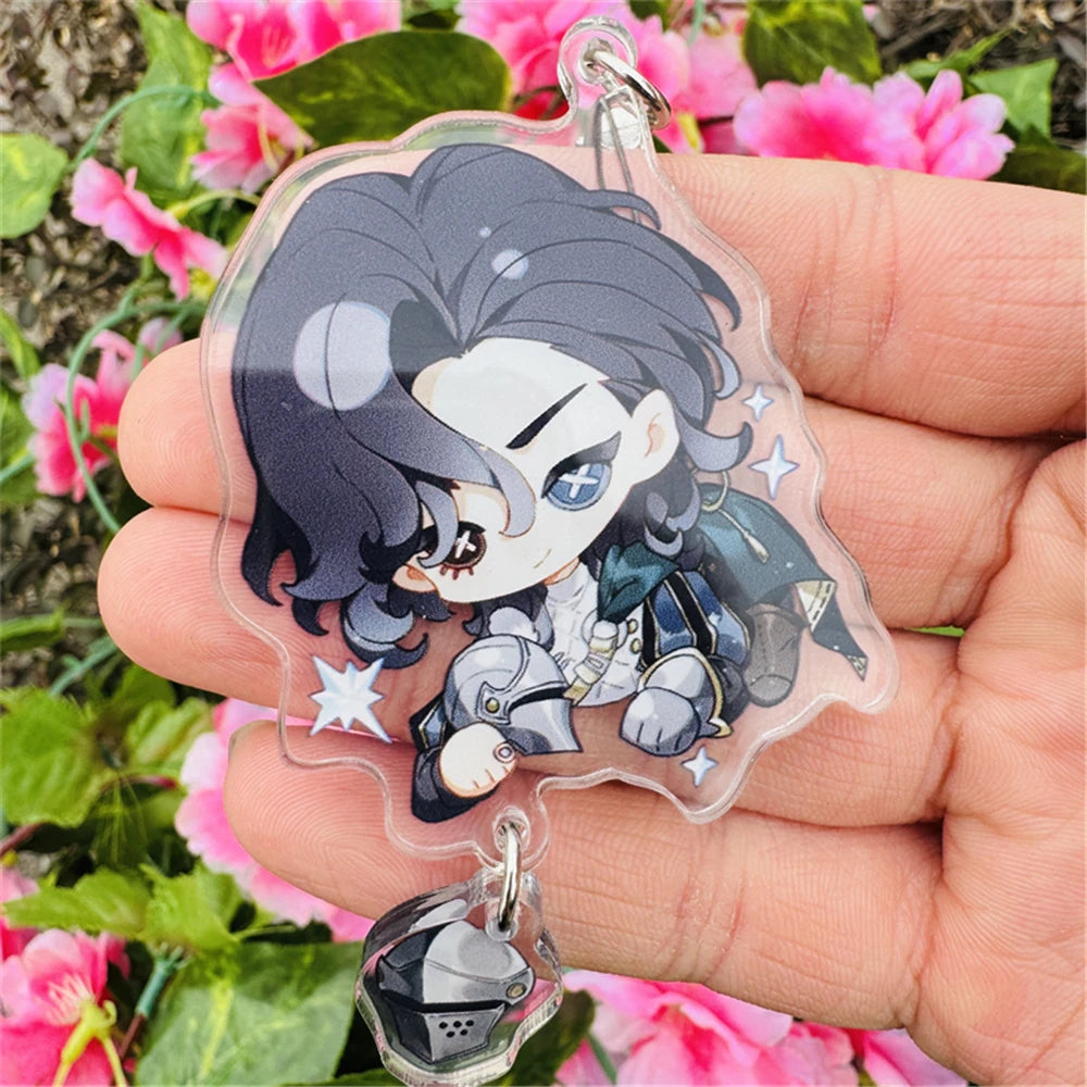 Identity V Cheerleader Cosplay Keychain – Andrew, Evelyn, Vera Acrylic Keyring Gift