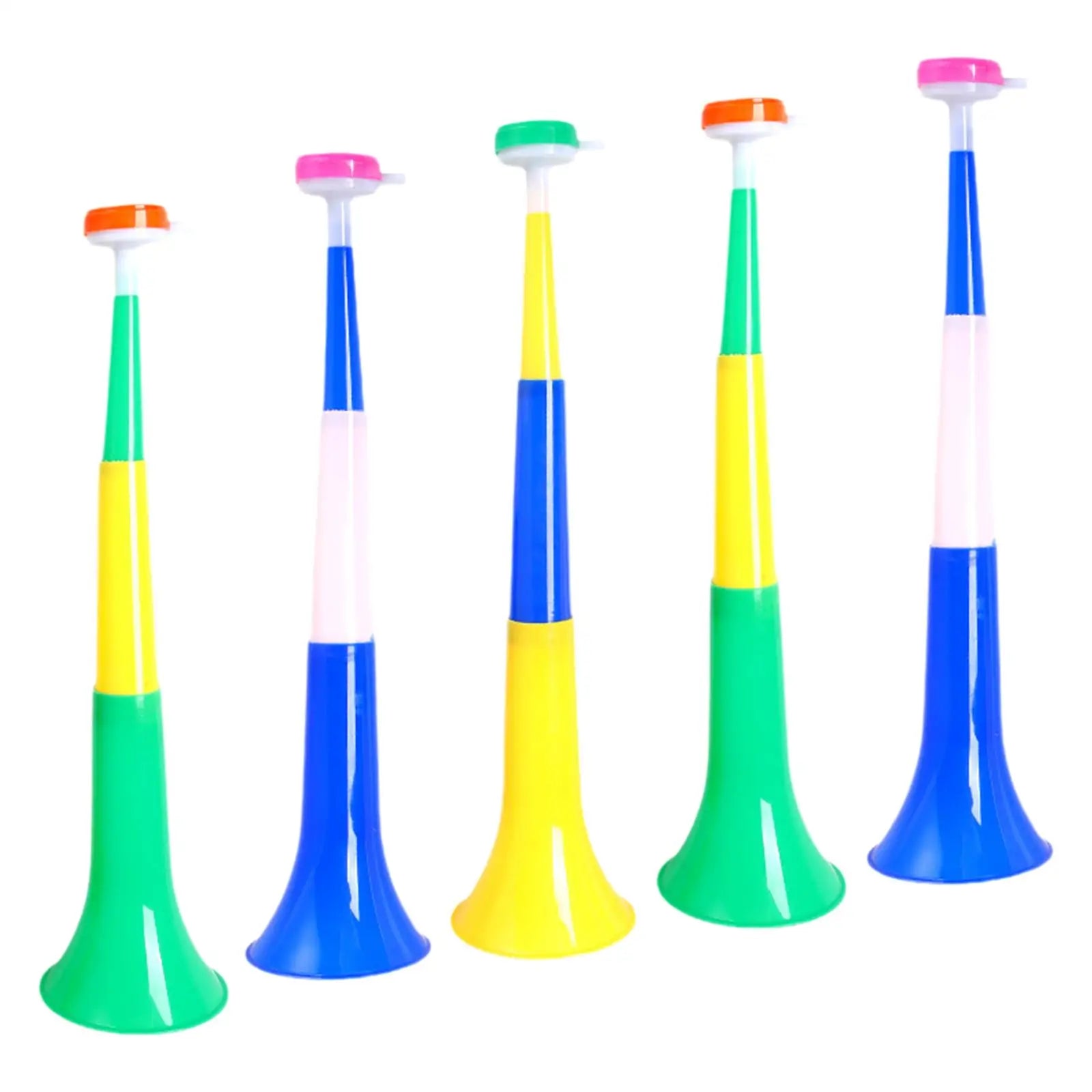 5x Football Loud Noisemakers – Cheer Trumpets for Sports & Festivals