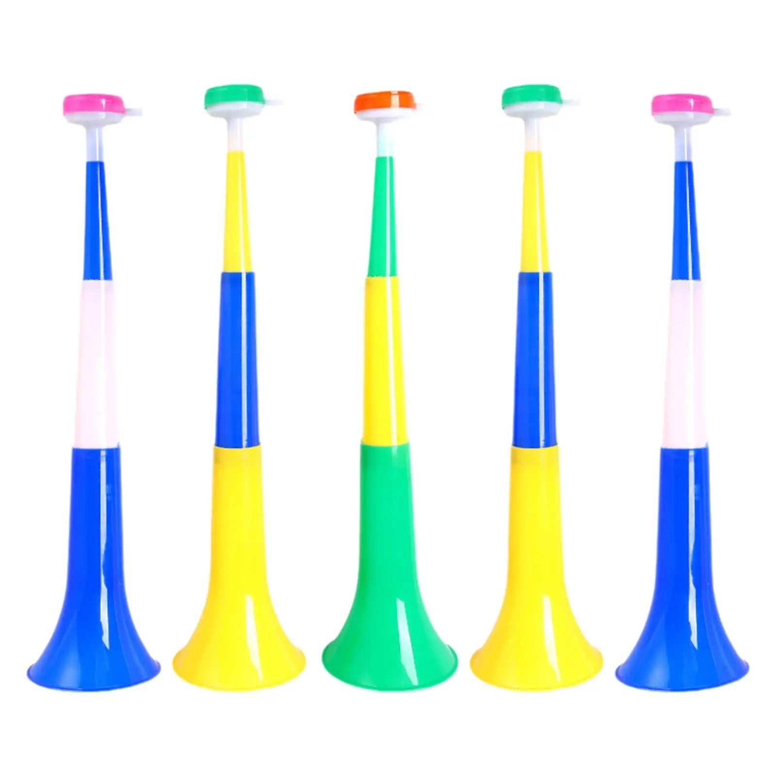 5x Football Loud Noisemakers – Cheer Trumpets for Sports & Festivals