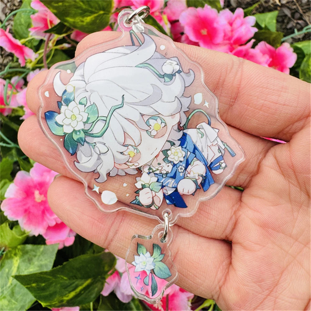 Identity V Cheerleader Cosplay Keychain – Andrew, Evelyn, Vera Acrylic Keyring Gift