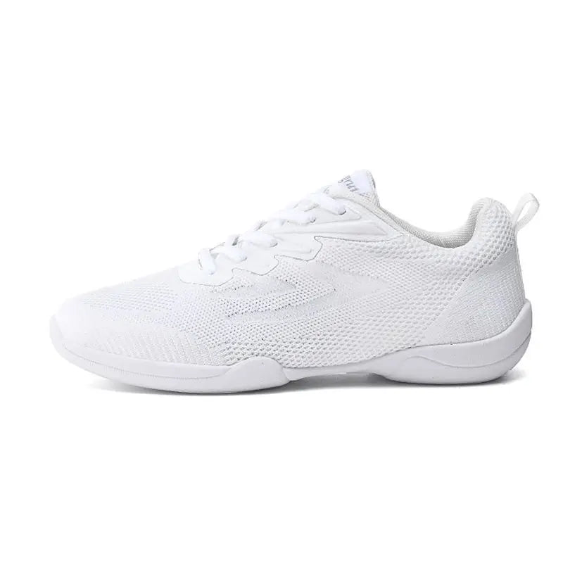White Aerobic Shoes – Kids & Adults Fitness, Jazz Dance & Cheerleading (Size 45)