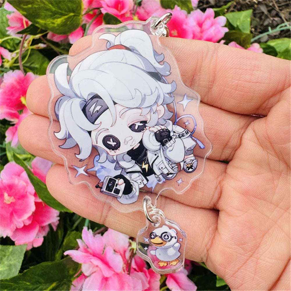 Identity V Cheerleader Cosplay Keychain – Andrew, Evelyn, Vera Acrylic Keyring Gift