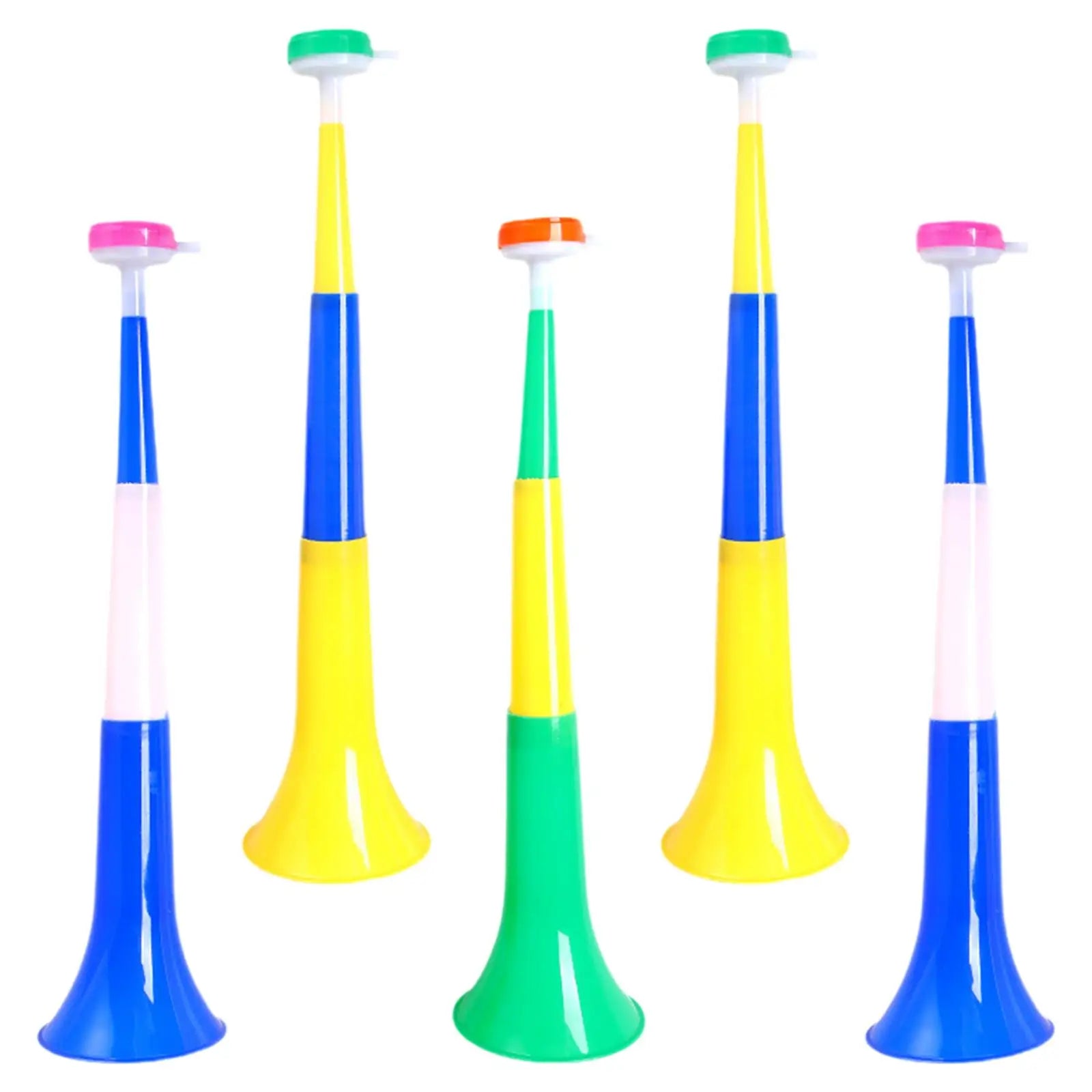 5x Football Loud Noisemakers – Cheer Trumpets for Sports & Festivals