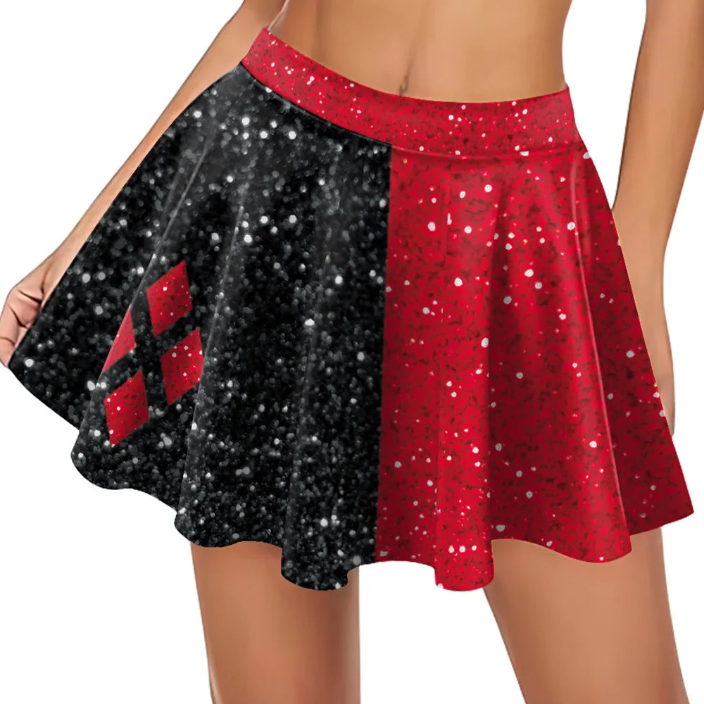 Classic High School Cheerleader Costume – Athletic Cosplay & Party Dress