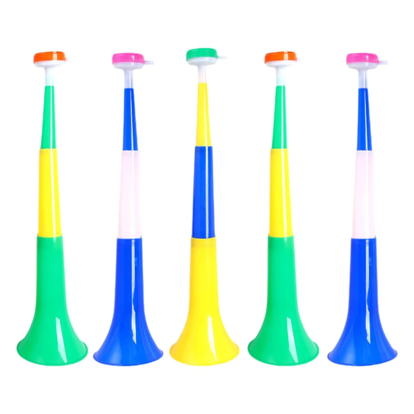 5x Football Loud Noisemakers – Cheer Trumpets for Sports & Festivals