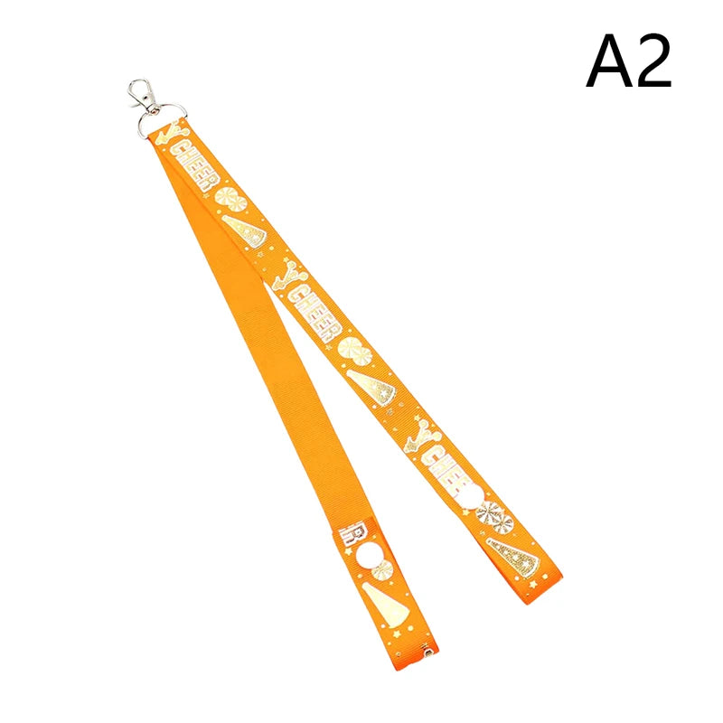 1Pc Glitter Cheerleader Ribbon Keychain – Bag Pendant & Gift Accessory
