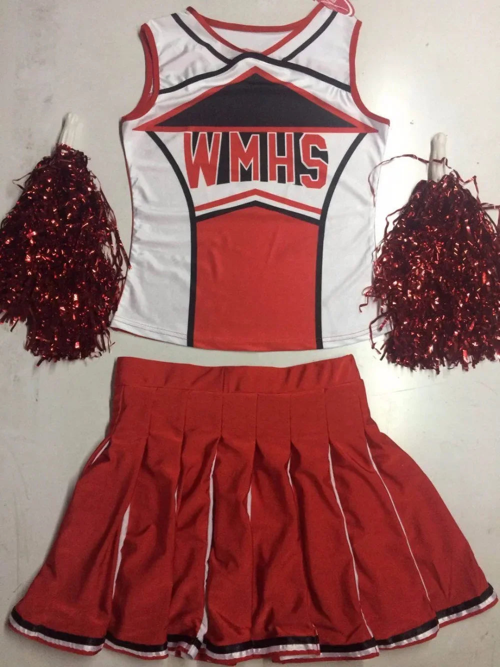 High School Glee Club Cheerleader Costume – Varsity Style Fancy Dress Uniform