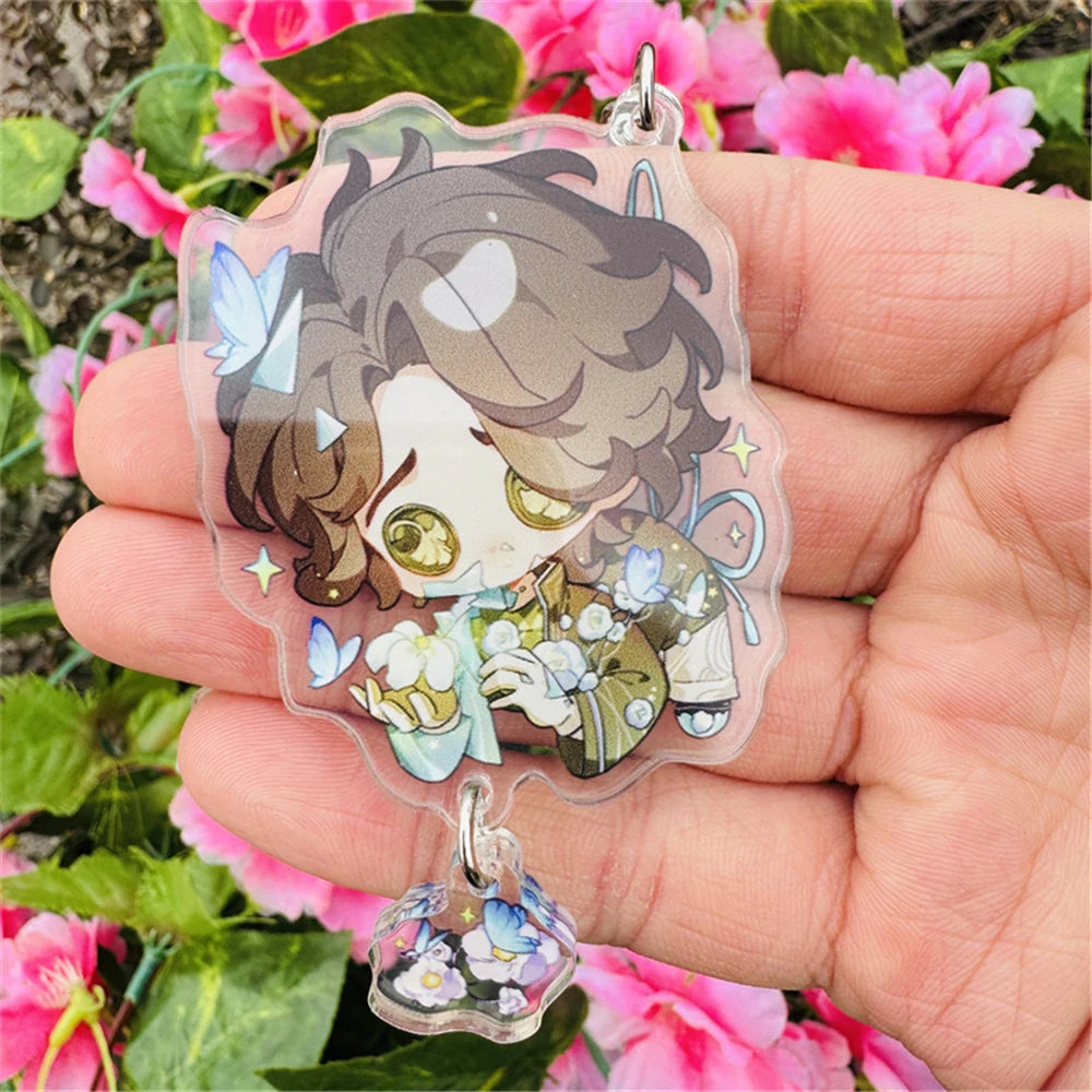 Identity V Cheerleader Cosplay Keychain – Andrew, Evelyn, Vera Acrylic Keyring Gift