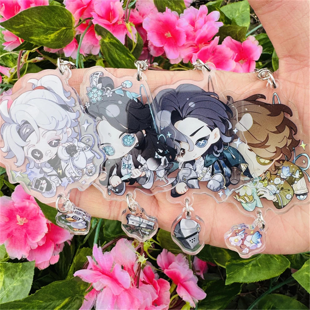 Identity V Cheerleader Cosplay Keychain – Andrew, Evelyn, Vera Acrylic Keyring Gift