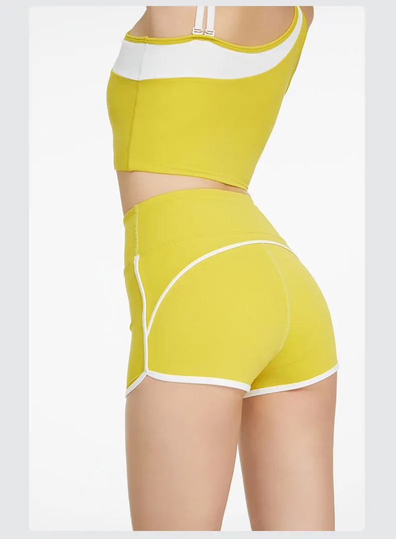 VigoBreviya 2025 Women's One-Shoulder Yoga Set – 2-Piece Quick-Dry Fitness Outfit