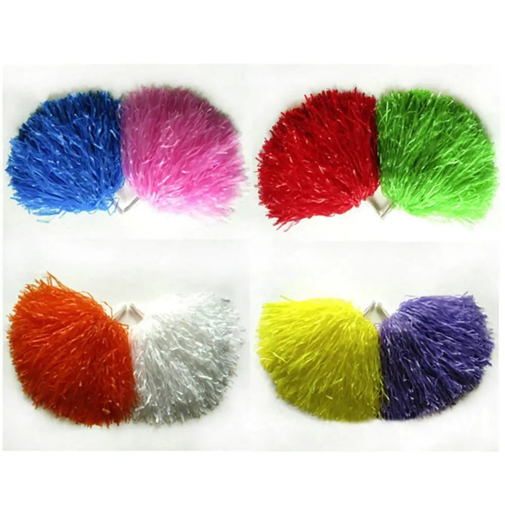 1 Pair Competition Flower Handle Cheerleading Pompoms – Dance & Sport Supplies
