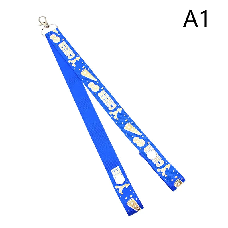 1Pc Glitter Cheerleader Ribbon Keychain – Bag Pendant & Gift Accessory