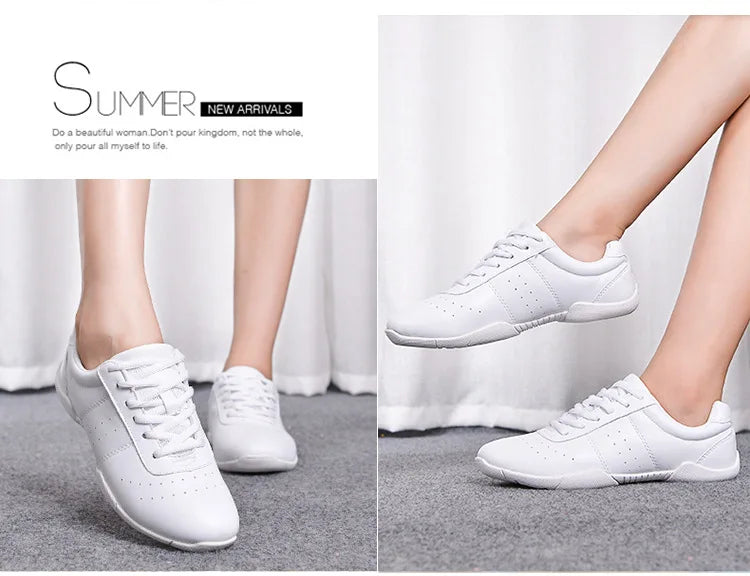 Aerobics Competition Shoes – Soft Sole for Kids, Men & Women Cheerleading & Fitness