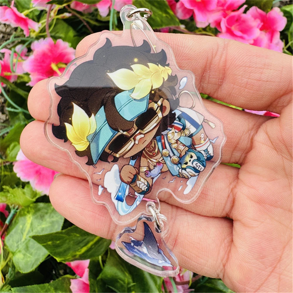 Identity V Cheerleader Cosplay Keychain – Andrew, Evelyn, Vera Acrylic Keyring Gift