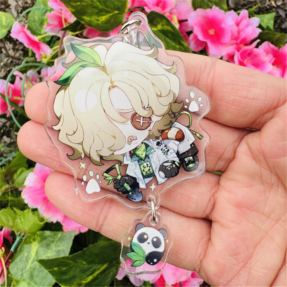 Identity V Cheerleader Cosplay Keychain – Andrew, Evelyn, Vera Acrylic Keyring Gift