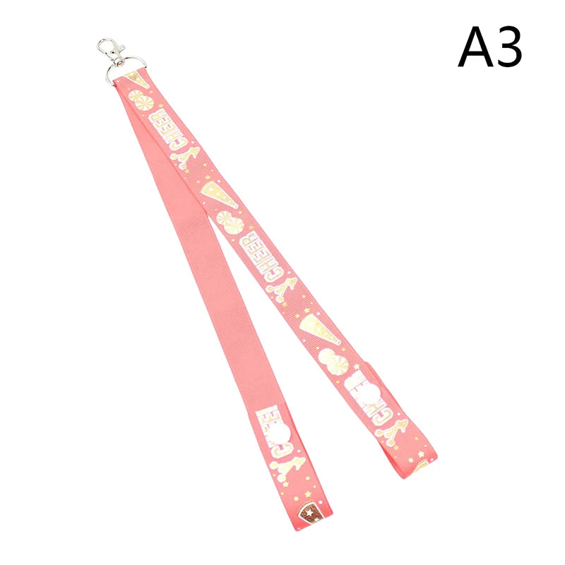 1Pc Glitter Cheerleader Ribbon Keychain – Bag Pendant & Gift Accessory
