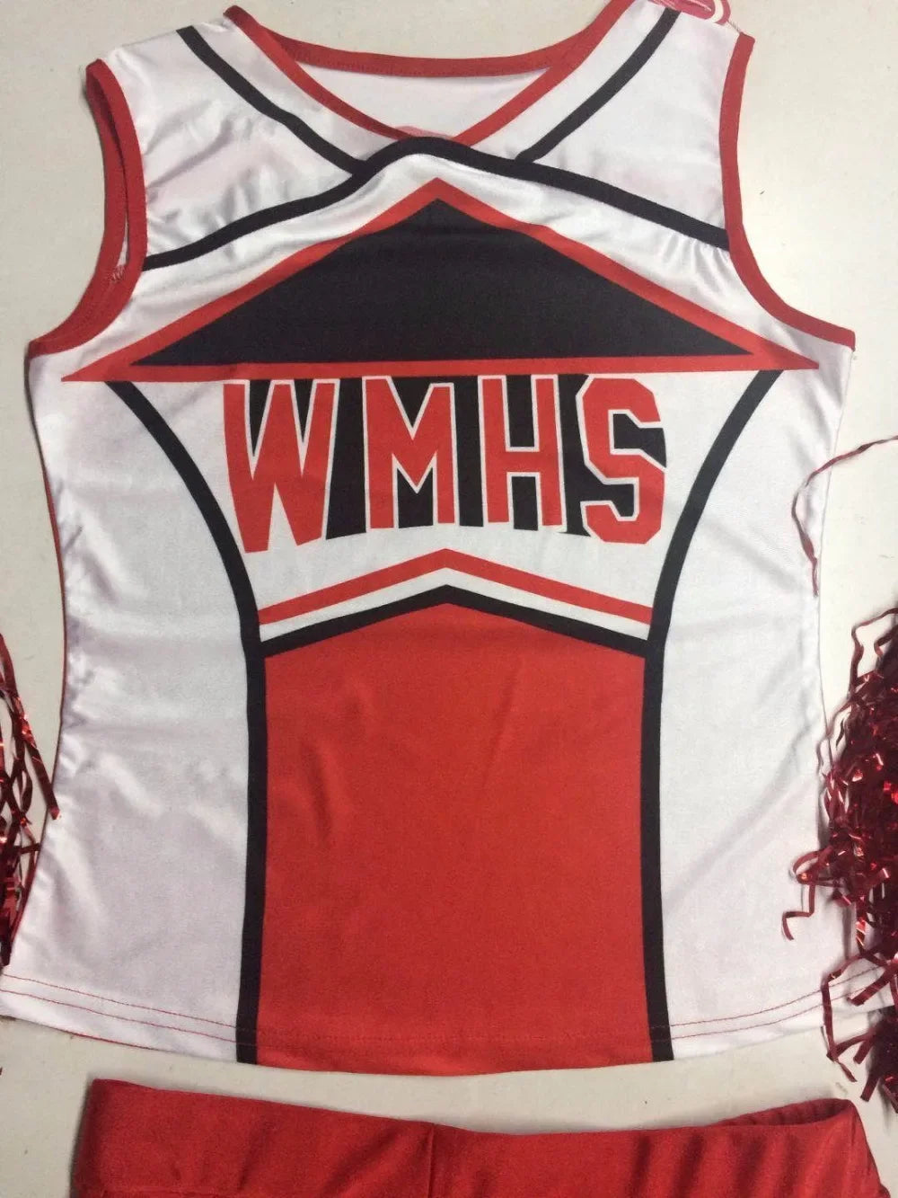 High School Glee Club Cheerleader Costume – Varsity Style Fancy Dress Uniform